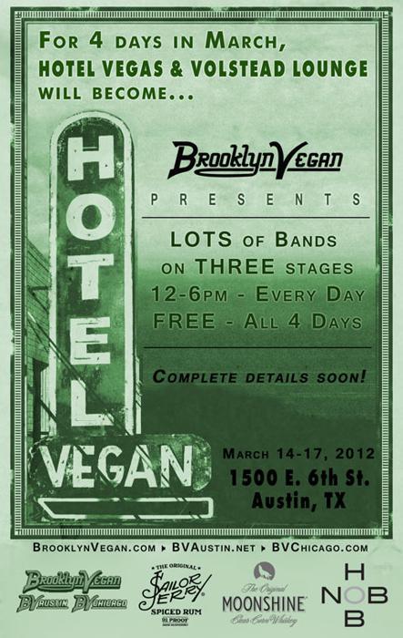 Brooklyn Vegan's Hotel Vegan - Tons of Bands, Three Stages (FREE ALL 4 DAYS)